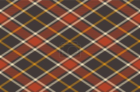 Ilustración de Fondo de cuadros marrón abstracto con rombos - Imagen libre de derechos