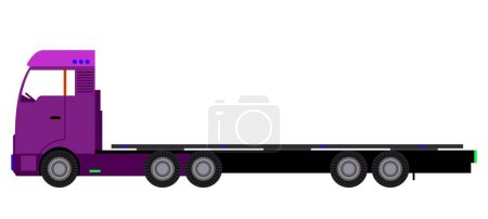 camion sans illustration vectorielle du corps