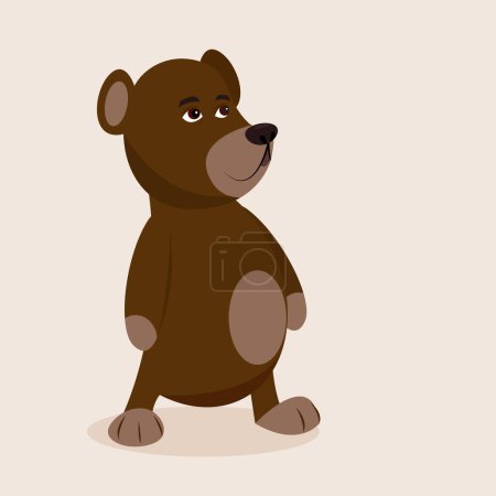 Illustration for Isolated cartoon bear vector illustration graphic - Royalty Free Image