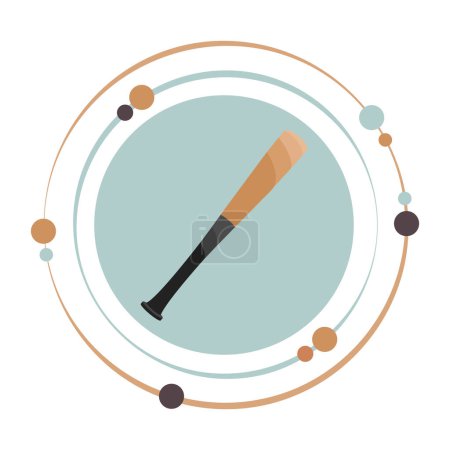 Baseball Bat vector illustration graphic icon symbol