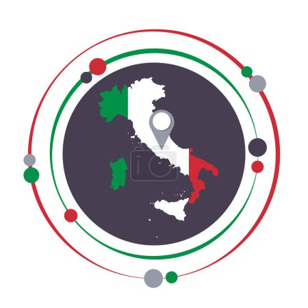 Italia vector italiano ilustración icono gráfico símbolo