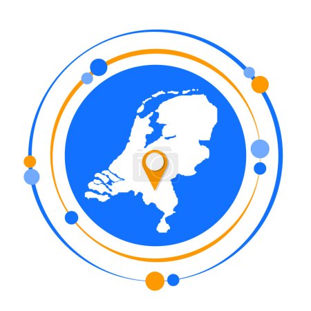 Pays-Bas Hollande illustration vectorielle icône graphique symbole