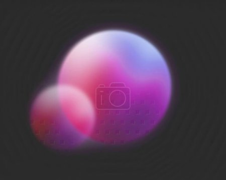 Photo for Beautiful abstract background. Intertwined colored circles. - Royalty Free Image