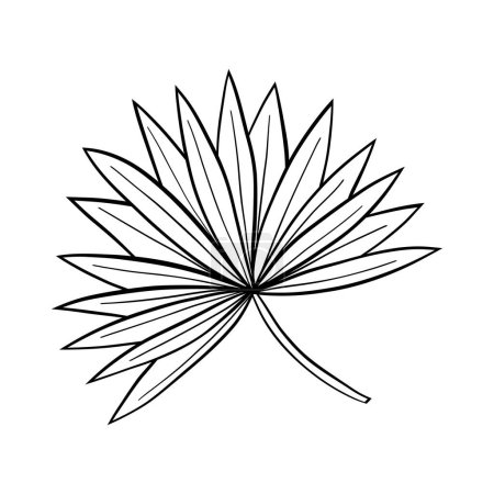Ilustración de Flor de hoja y naturaleza diseño vector - Imagen libre de derechos