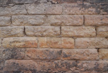 Photo for Texture of a stone wall. Old castle stone wall texture background - Royalty Free Image