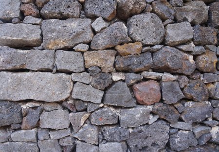 Photo for Texture of a stone wall. Old castle stone wall texture background - Royalty Free Image