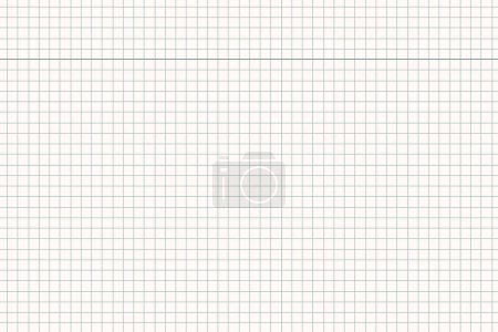 Photo for Mathematics paper background. Graph square paper texture. Grid square graph line page of notebook. Space for text. Vector illustration - Royalty Free Image