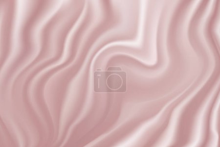 Illustration for Rose silk texture. Luxury light pink satin silk fabric background. Pink pastel satin product backdrop. Vector illustration - Royalty Free Image