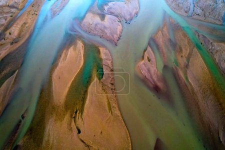 Photo for Aerial photography of the Yellow River - Royalty Free Image