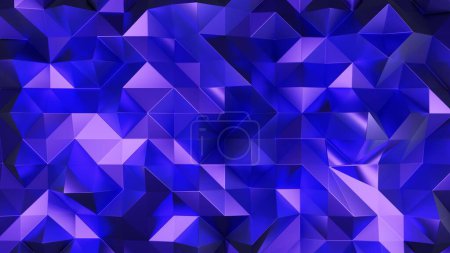 Photo for 3D Rendering Abstract Background in Blue - Royalty Free Image