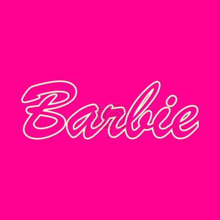 Barbie stickers. Doll stickers. Vector illustration of barbie stickers
