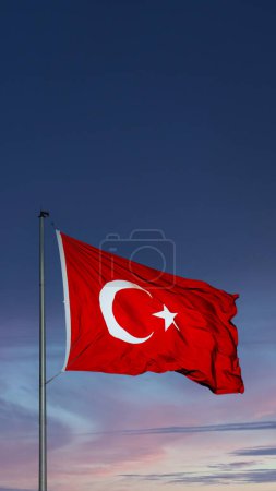 30th august victory day of Turkey or 30 agustos zafer bayrami background and Turkish flag. High quality photo