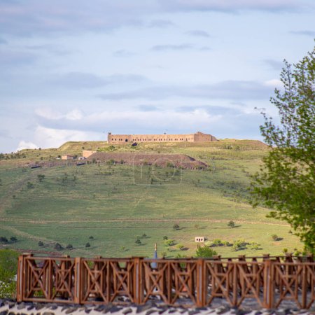 Mecidiye Bastion in Erzurum, scenic landscape and historical site.