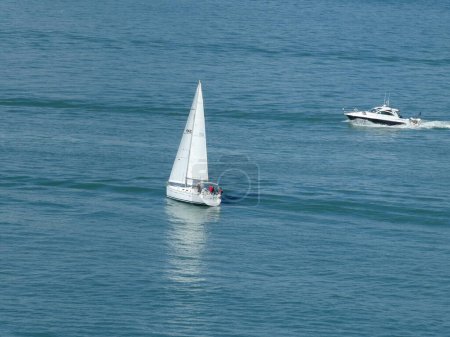 Photo for Sailing boat on the sea coast, turkey - Royalty Free Image