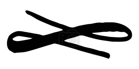 Ilustración de Símbolo infinito pintado a mano con pincelada grunge y pintura negra. Ilustración vectorial. - Imagen libre de derechos