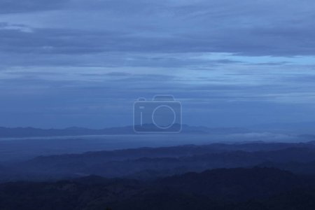 Photo for View of the mountains from the top of the hill - Royalty Free Image