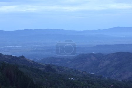 Photo for View of the mountains from the top of the hill - Royalty Free Image