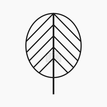 Photo for Simple and Minimalist Tree Illustration - Royalty Free Image