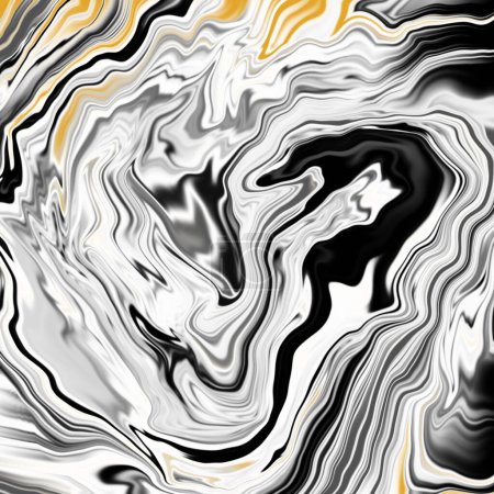 Photo for Modern fluid liquid marbling painting abstract texture background - Royalty Free Image
