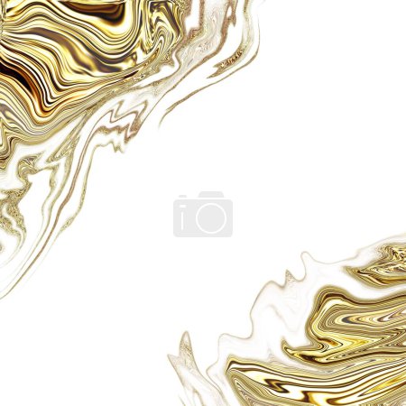Photo for Fluid painting abstract texture background - Royalty Free Image