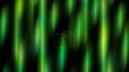 Abstract background of green lights