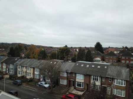 Foto de Vista aérea de casas en la ciudad - Imagen libre de derechos