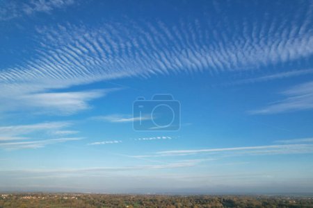 Photo for Beautiful Aerial View of British Landscape and Countryside at St Albans of England UK - Royalty Free Image