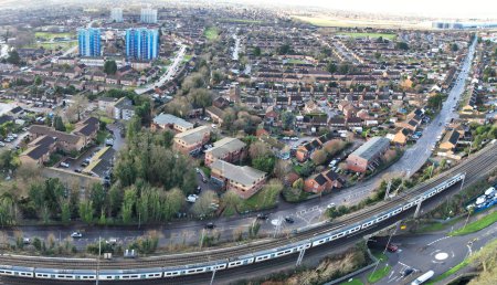 Foto de Mejor vista de la ciudad de Luton de Inglaterra, Gran Bretaña del Reino Unido - Imagen libre de derechos