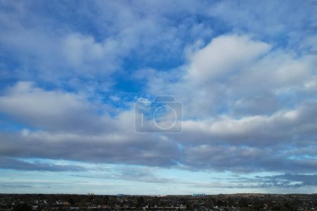 Photo for High Angle view of Clouds over Blue Sky - Royalty Free Image