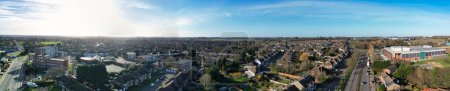 Foto de Vista en ángulo alto de Luton Town of England - Imagen libre de derechos