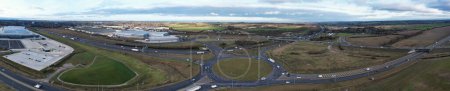 Photo for Aerial Panoramic View of Motorways - Royalty Free Image