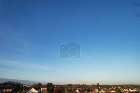 Foto de Imagen en ángulo alto de Central Dunstable Town of England Reino Unido. - Imagen libre de derechos