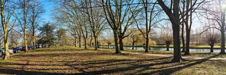 Photo for Panoramic View of Bedford City and Park - Royalty Free Image