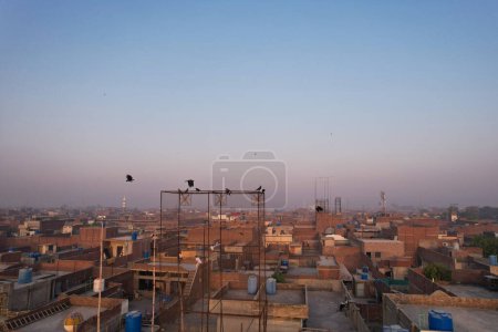 Téléchargez les photos : Vue Aérienne De La Ville De Gujranwala Au Pendjab Pakistan - en image libre de droit