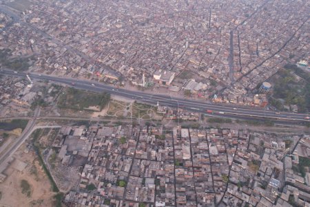 Foto de Vista aérea de Gujranwala Ciudad de Punjab Pakistán - Imagen libre de derechos