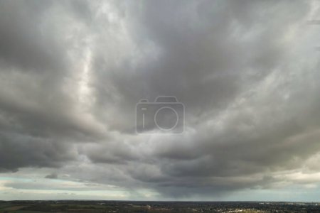 Foto de Beautiful Storm Clouds Scene over City - Imagen libre de derechos