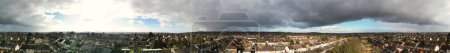 Foto de Beautiful Storm Clouds Scene over City - Imagen libre de derechos