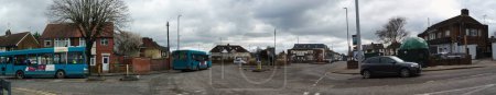 Photo for Luton City Street View and Supermarkets - Royalty Free Image