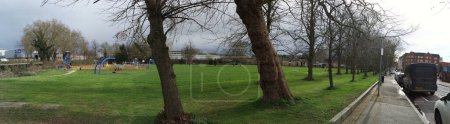 Photo for Local Public Park at Leagrave Luton Town of England UK - Royalty Free Image