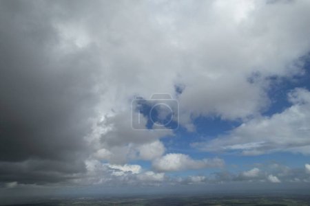 Photo for Dramatic and Rain Clouds over City - Royalty Free Image