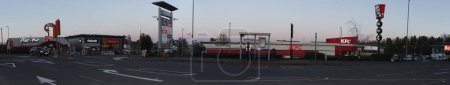 Photo for Luton, England, United Kingdom - April 3, 2023: Luton City and Roads - Royalty Free Image