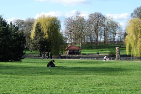 Foto de Hermosa vista del parque Wardown, Luton, Inglaterra - Imagen libre de derechos