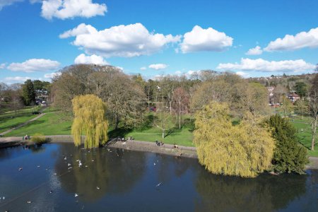 Photo for Beautiful View of Wardown Park, Luton, England - Royalty Free Image