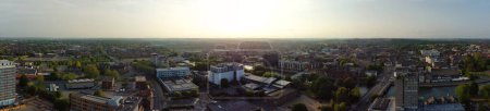 Photo for BEDFORD, ENGLAND, UK - 28 MAY, 2023:  Aerial panoramic view of Bedford town - Royalty Free Image