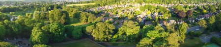 Photo for Luton, England, United Kingdom - June 13, 2023: Aerial View of Luton Town - Royalty Free Image