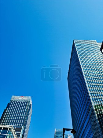 Photo for London, England, United Kingdom - June 8, 2023: Canairy Whorf in Central London - Royalty Free Image