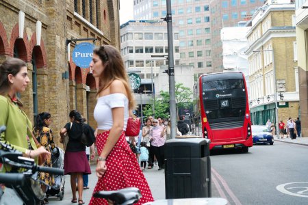 Photo for London, England, United Kingdom - June 8, 2023: People at London Bridge station - Royalty Free Image
