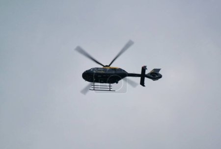 Photo for London, England, United Kingdom - June 28, 2023: Police Helicopter in the Air - Royalty Free Image