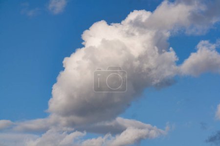 Photo for White fluffy clouds on the blue sky background - Royalty Free Image