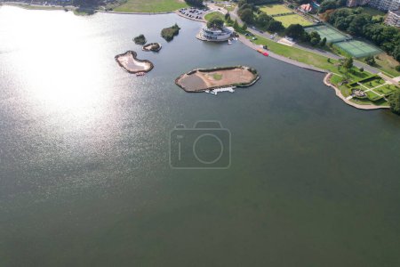 Foto de Vista aérea de Poole Beach City 9-9-23 - Imagen libre de derechos